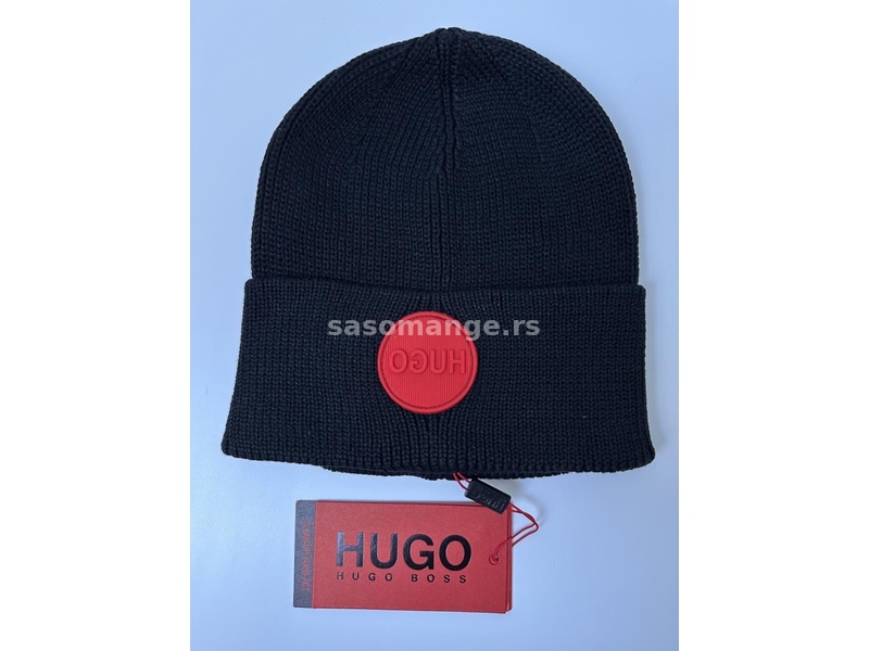 Hugo Boss zimska kapa crne boje unisex K6