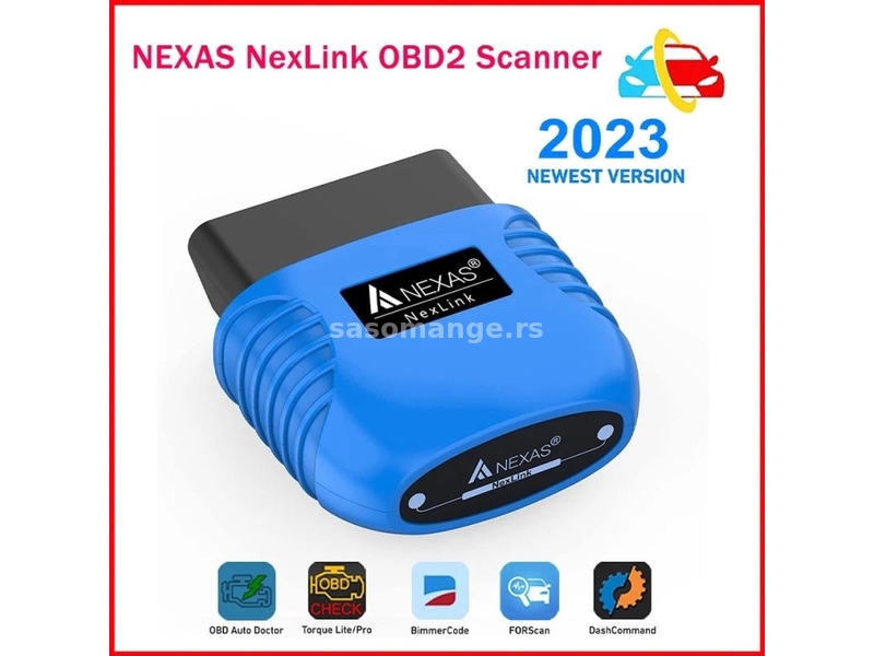 NEXAS NexLink Bluetooth IOS &amp; Android &amp; PC OBD2/EOBD Dijag