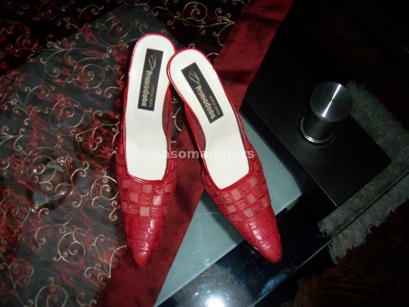 Crvene papuče čipkaste br.38