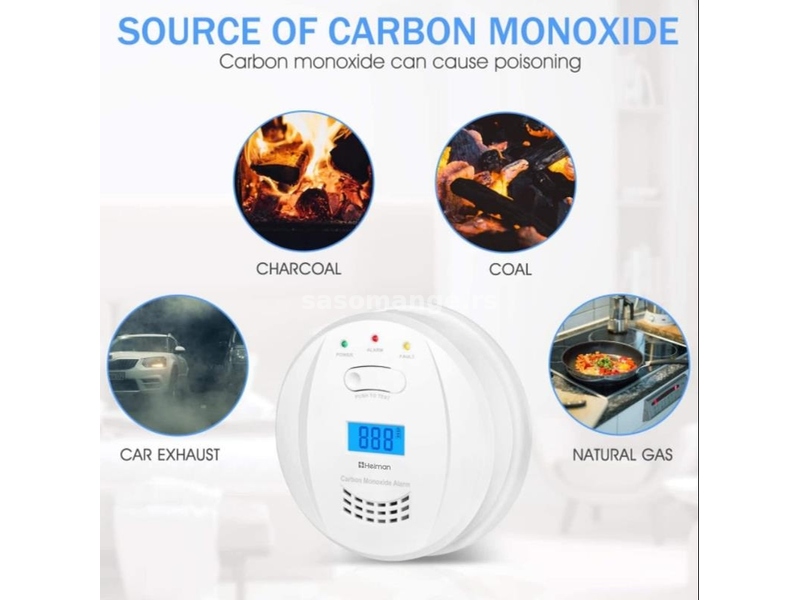 Detektor ugljen monoksida Carbon Monoxide Detect Heiman