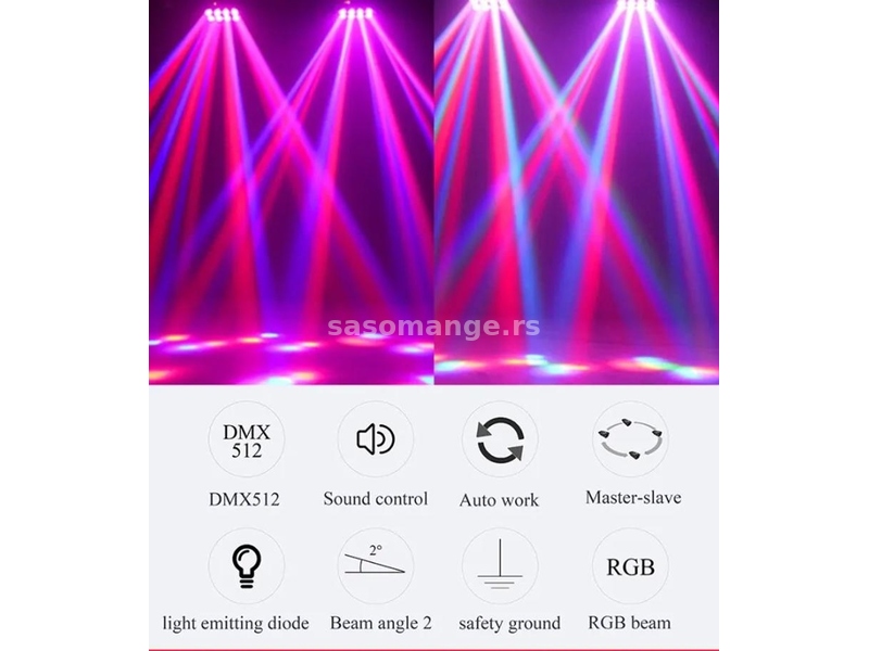 Stage moving light LED8H-002