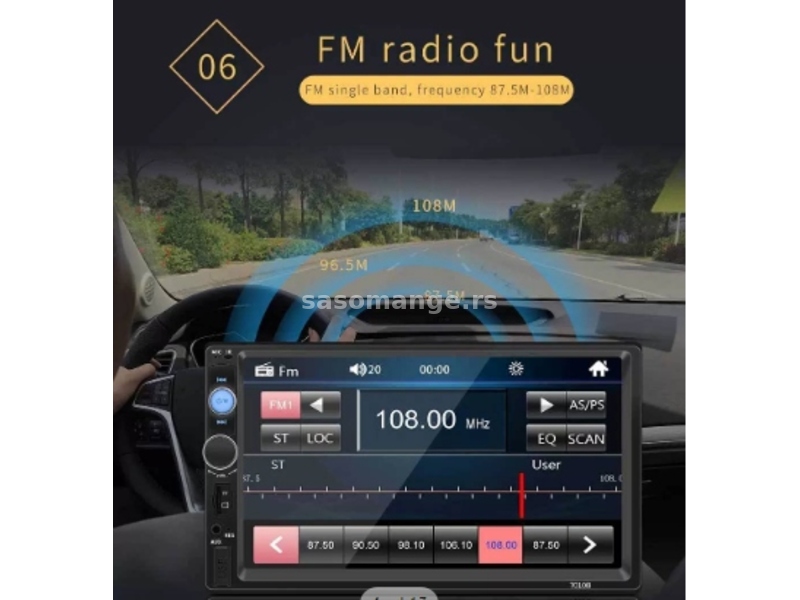 Multimedia auto radio sistem 7010b-Multimedia auto radio