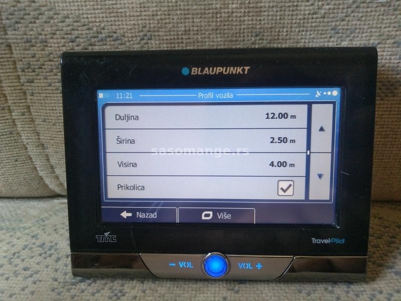 gps blaupunkt 4,3 inča - nove mape