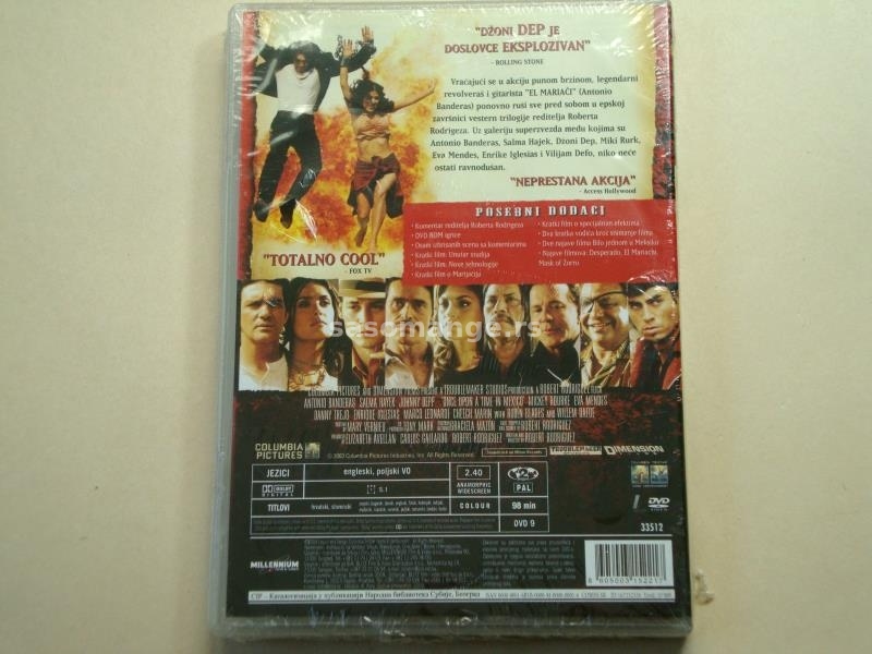 Once Upon a Time in Mexico [Bilo Jednom U Meksiku] DVD