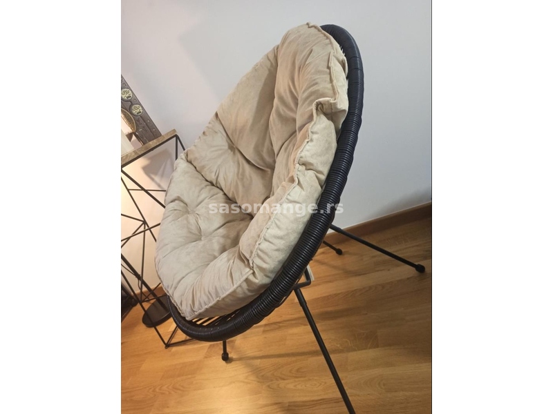 Baštenska stolica Lounge + gnezdo sedalica