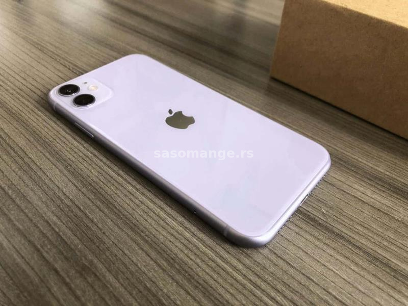 iPhone 11 64GB Purple Sim Free NOVO! 100% BAT SA105