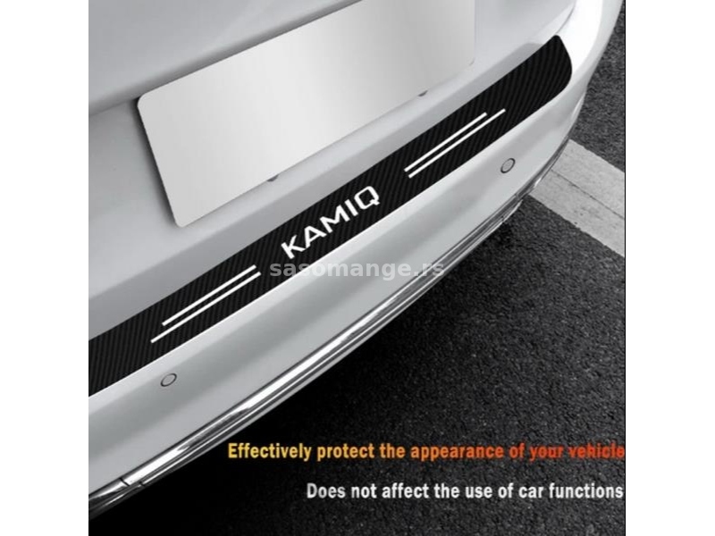 Stiker za branik automobila - karbon KAMIQ (ŠKODA)