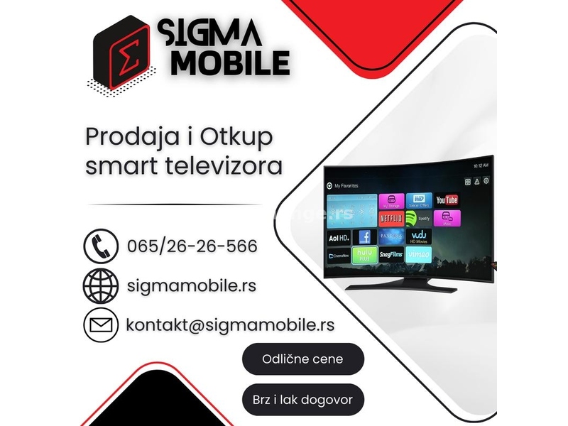 Otkup i prodaja televizora | Sigma Mobile
