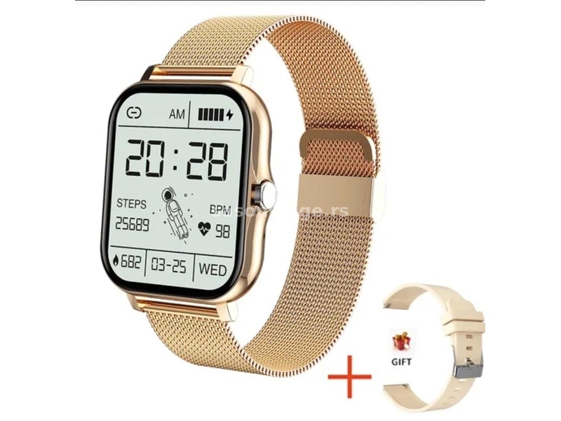 Ženski Bluetooth Smart Watch Gold, Bluetooth Pozovi