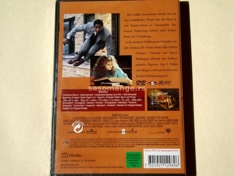 The Pelican Brief [Dosije Pelikan] DVD