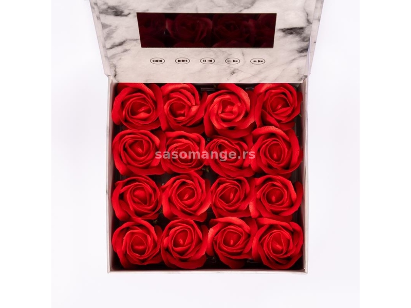 Video kutija sa LCD ekranom i ružama | Poklon za dan zaljubljenih