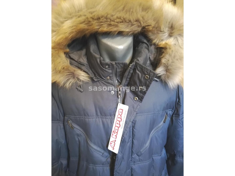 Odlicna muska markirana zimska jakna sa kapuljacom Kappa Siva XL