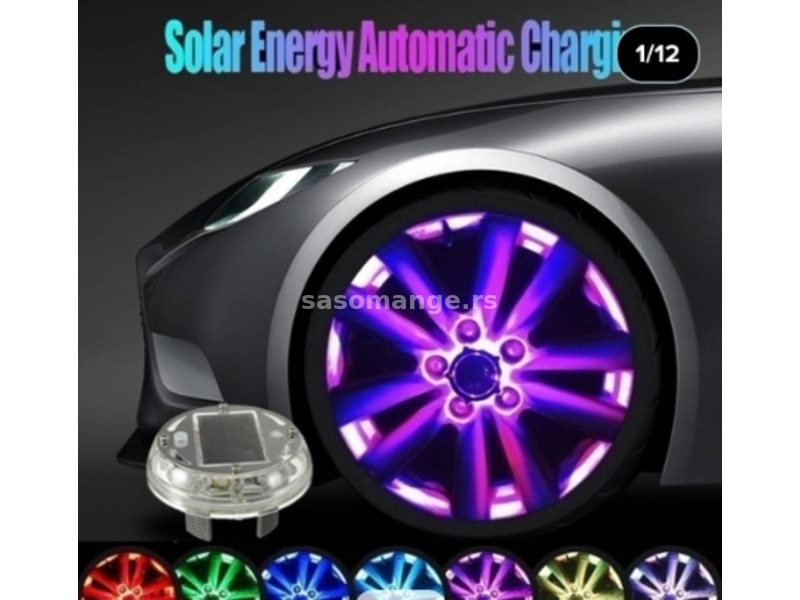 Logo projektori za Auto gume LED Solarna energija dinamičan 1000