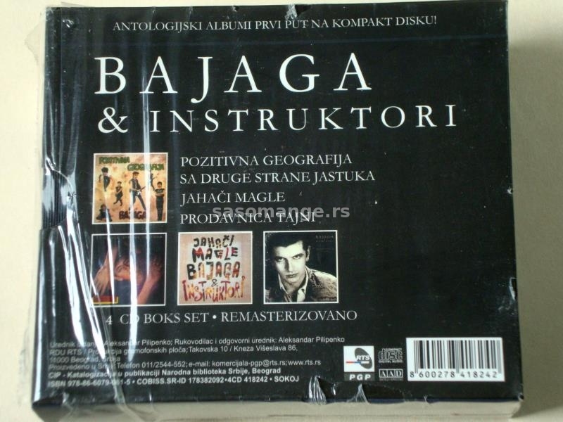 Bajaga &amp; Instruktori - 4 CD Boks Set