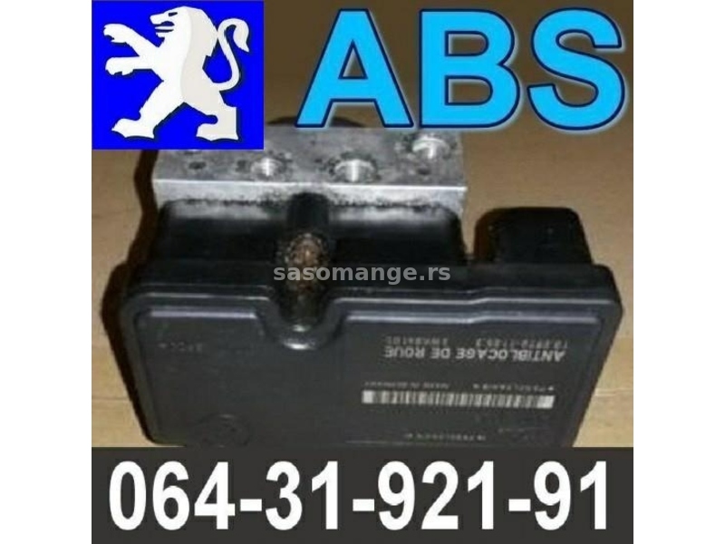 ABS pumpa modul za Pežo 106 206 206 306 307 406 807 Peugeot