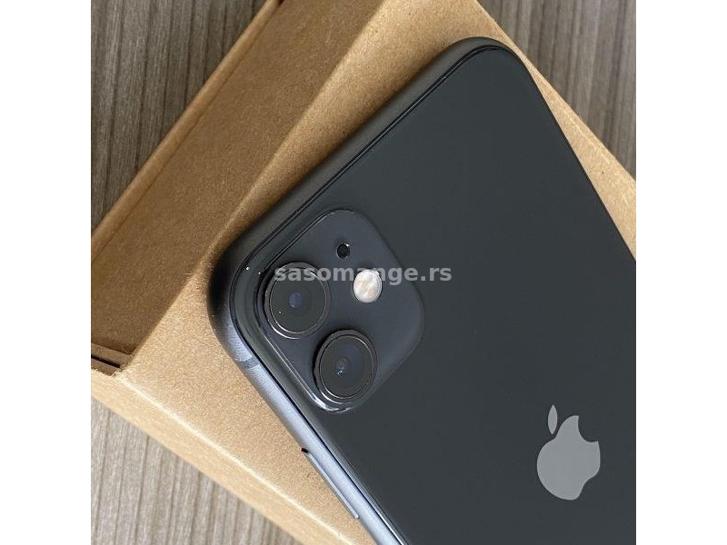 iPhone 11 64GB Black Sim Free NOVO! 100% Baterija