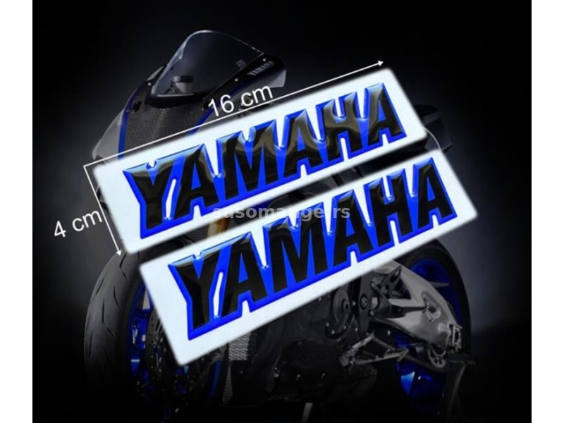 Yamaha Slova stikeri plavi - Nalepnice za motore - 2159