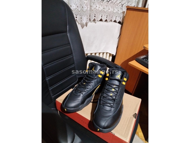 jordan 12 black taxi