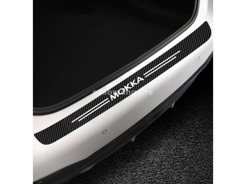 Stiker za branik automobila - karbon MOKKA (OPEL)