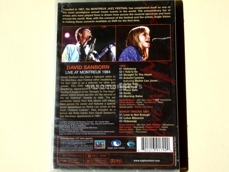 David Sanborn - Live At Montreux 1984 (DVD)