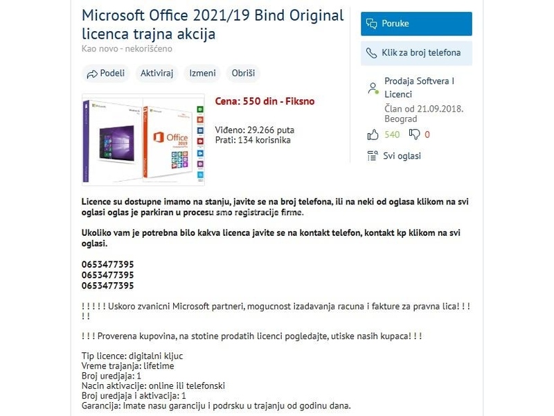 Microsoft Office 2021 Pro plus Licenca Original Bind