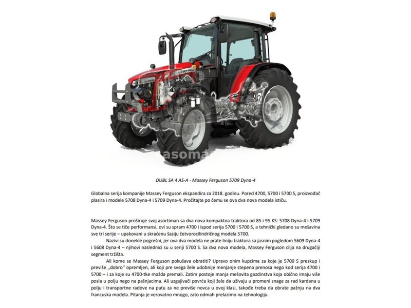 MASSEY FERGUSON 5709 DYNA-4 - TOPSAVETI