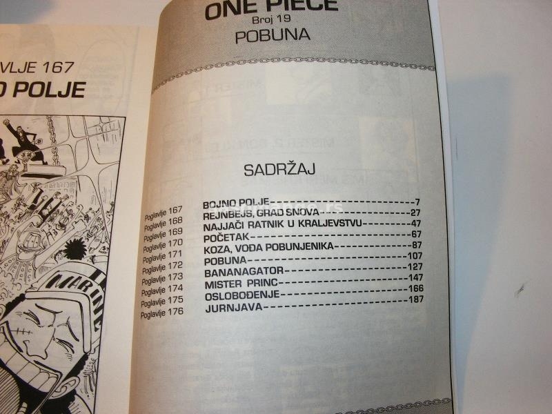 One piece Pobuna, Eićiro Oda, Manga