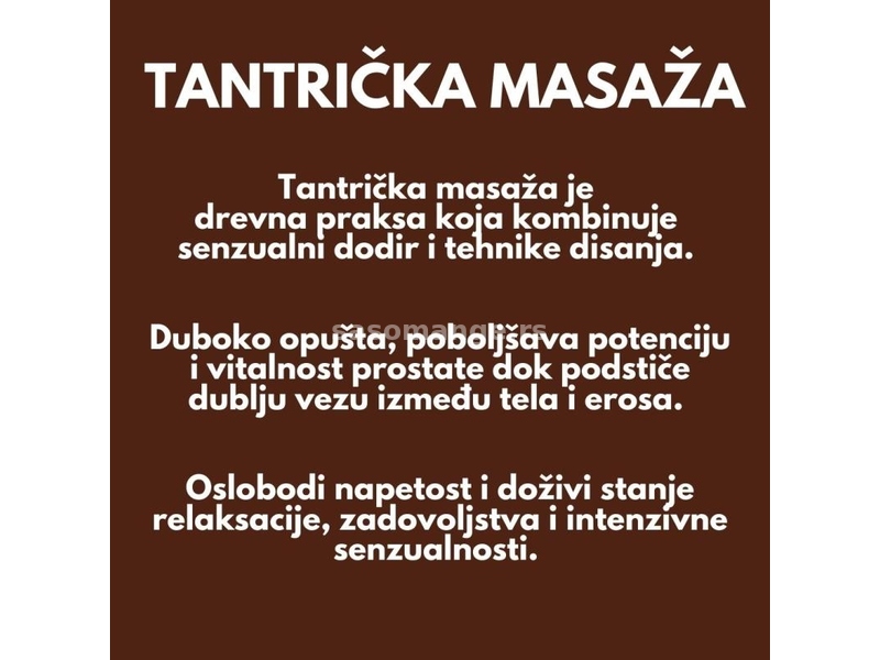 TANTRA MASAŽA Beograd TANTRIC MASSAGE Belgrade MALE MASSEUR Muški Maser Tantrička Senzualna Masaza