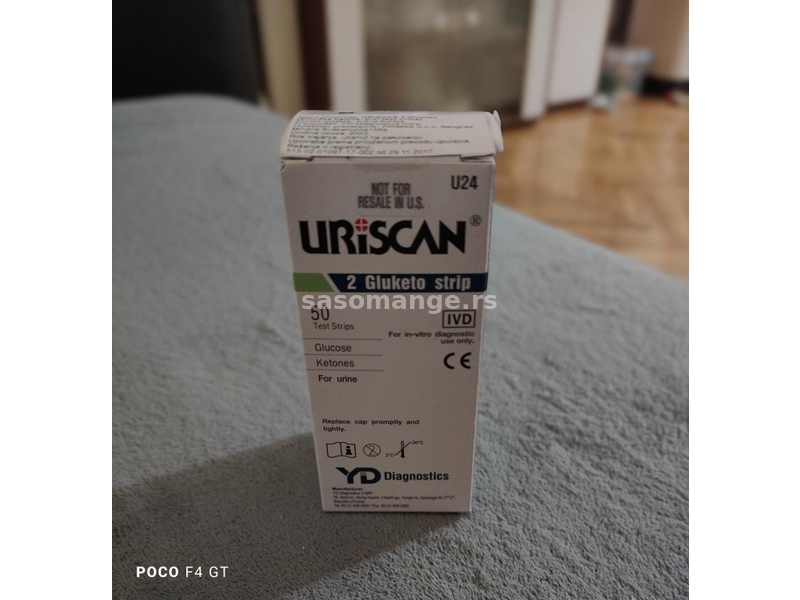 Uriscan 2 Trake za merenje glukoze
