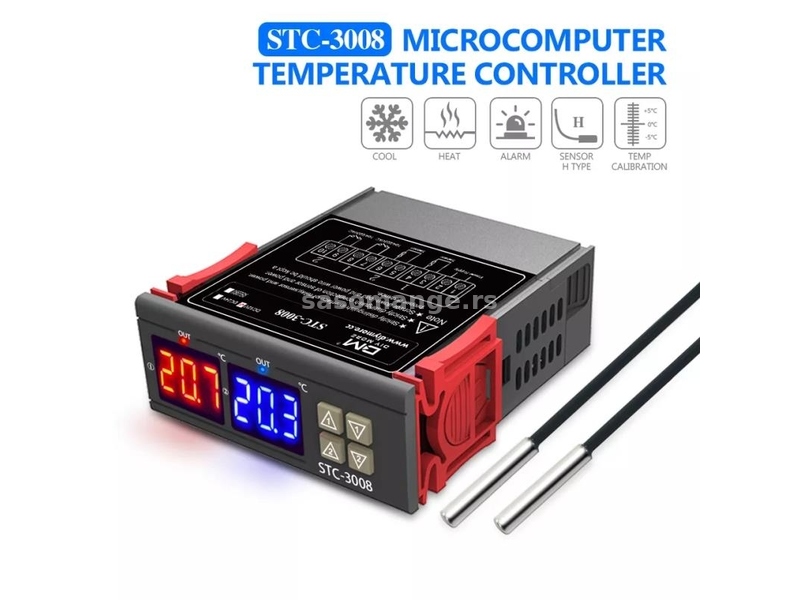 Termostat-termoregulator STC3008