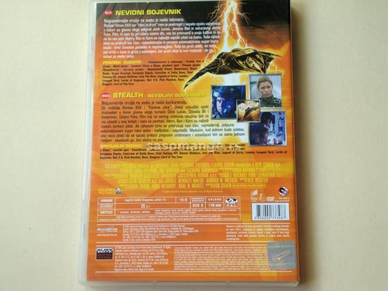 Stealth [Stealth - Nevidljivi Bombarder] DVD