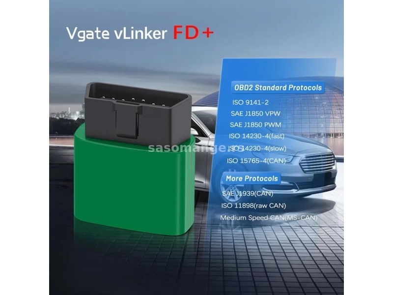Vgate vLinker FD+ ELM327 V2.2 za Ford i Mazdu, Bluetooth 4.0