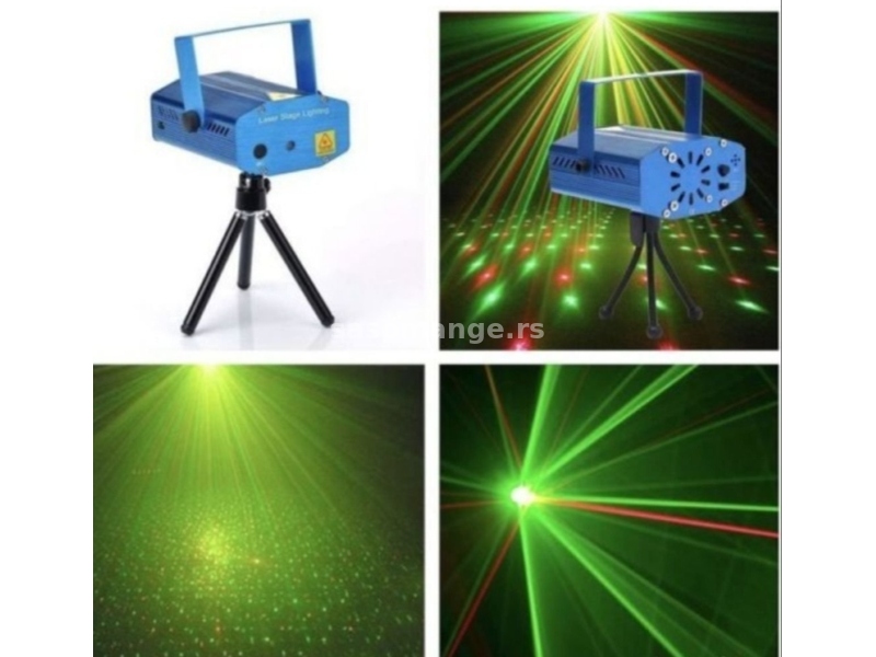 LED Laserski Projektor; Laser za Žurke, Novu Godinu, Klubove