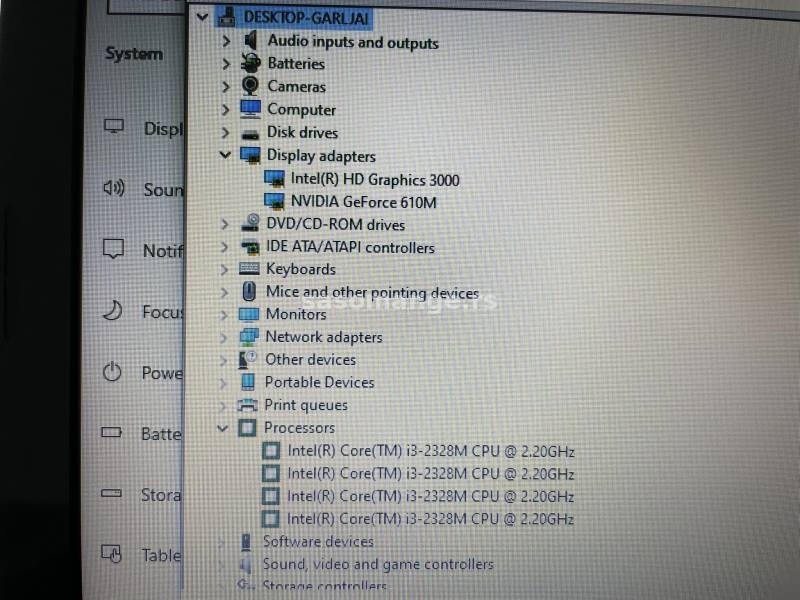 Lenovo B580 intel i3, SSD, 2 grafike, 8GB, 3h baterija TOP