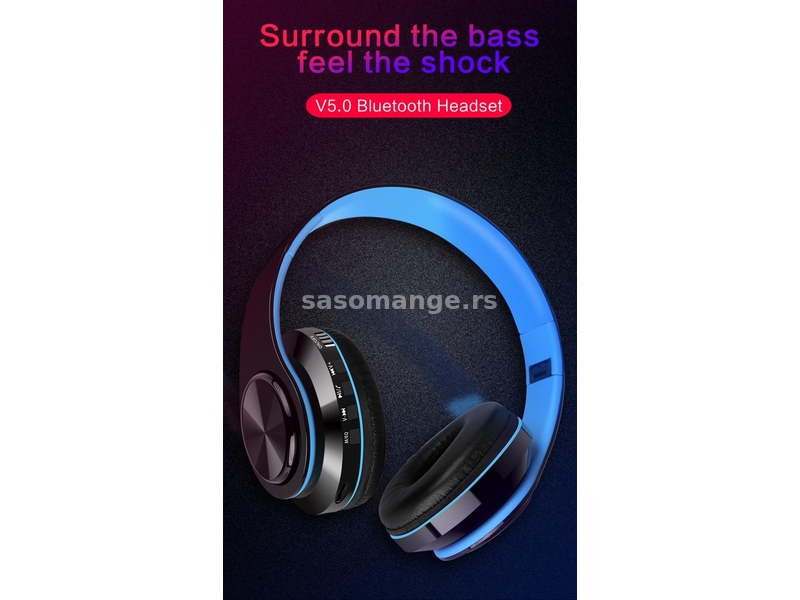 Nove bežične slušalice Hi-Fi stereo bluetooth V5.0 subwoofer