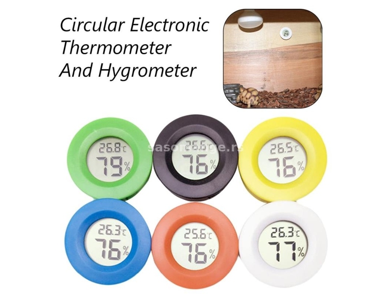 Termometar Vlagomer digitalni merac temperature i vlaznosti vazduha u prostoriji