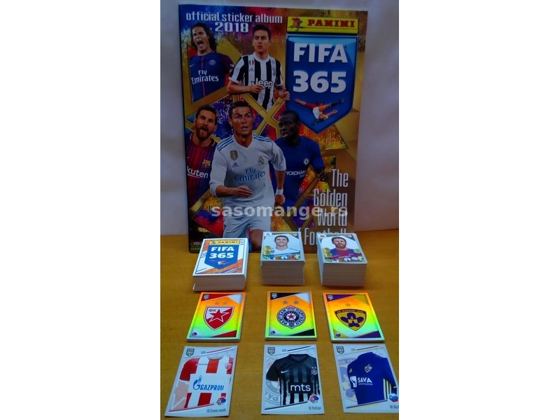 FIFA 365 2018 Panini - pojedinačna prodaja sličica
