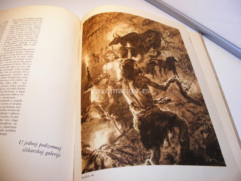 Ilustrovane enciklopedije preistorijski čovjek i preistorijske životinje
