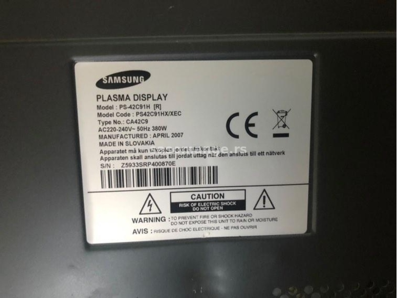 Plazma Samsung tv