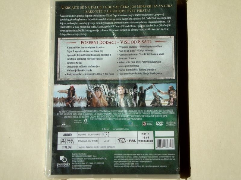 Pirates of the Caribbean: Dead Man`s Chest (2xDVD)