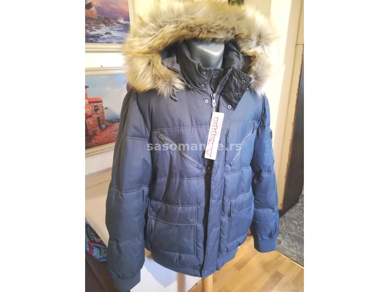 Odlicna muska zimska jakna sa kapuljacom Kappa Siva XL Debela Zimska