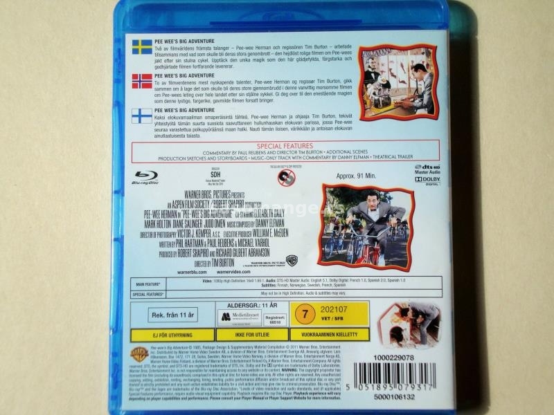 Pee-Wee`s Big Adventure [Blu-Ray]