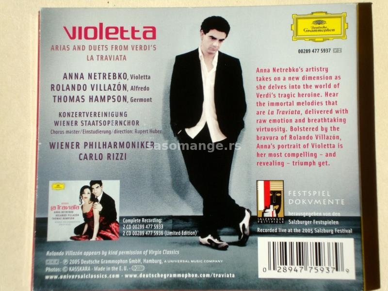 Verdi - Anna Netrebko, Rolando Villazón - Violetta Arias And Duets From Verdi`s La Traviata
