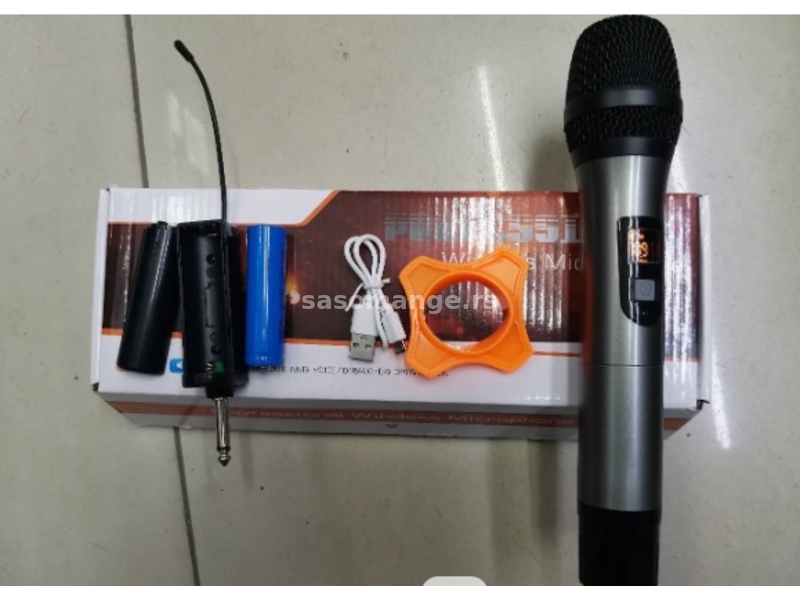 bežični mikrofon Metalni materijal može biti FM novo