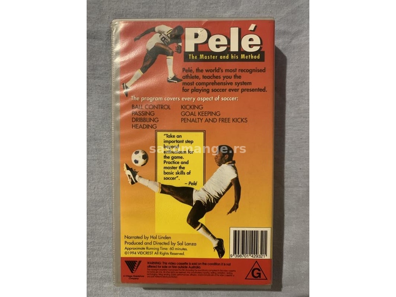 Video kaseta Pelé The Master and his Method