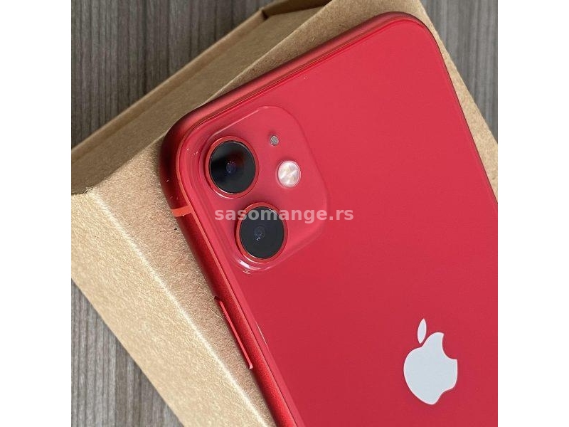 iPhone 11 64GB Product Red Sim Free NOVO! 100% Baterija