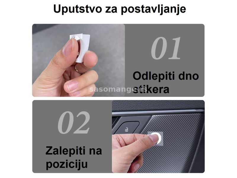Mini metalni stikeri Opel