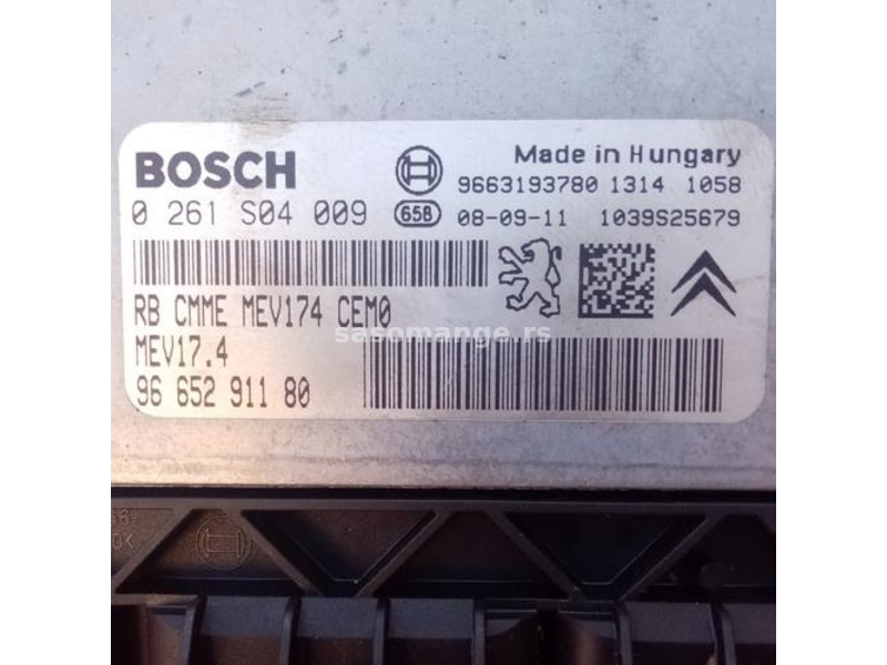 Bosch MEV17.4 KOMPJUTER RB CMME MEV174 CEMO Pežo Peugeot Citroen , 96 652 911 80