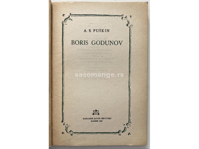 Puškin - Boris Godunov