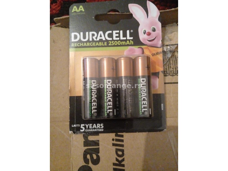 Duracell (AA)punjive baterije 4/1 2500mah